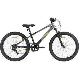 Pedal Crush 24" Kids Bike Grey/Black Fade