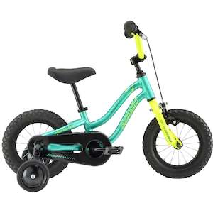 Bicycle and accessory: Merida Matts J12 Kids Bike Silk Teal/Yellow