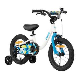 Bicycle and accessory: Pedal Bing 14" Kids Bike White/Blue