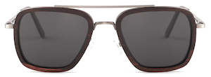 Max - Metal & Wood Sunglasses