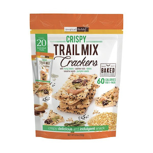 Tropical Fields Crispy In season snacks Trail Mix Crackers 232g Individual Packs