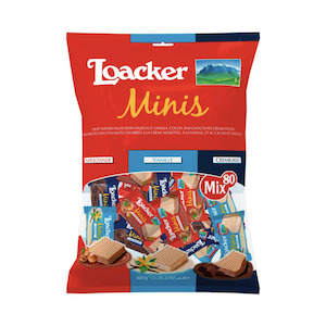 Loacker Minis Crispy Waffers 800g (Mix Flavours)