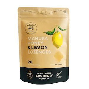 Honey manufacturing - blended: Raw Mānuka Honey & Lemon Lozenges