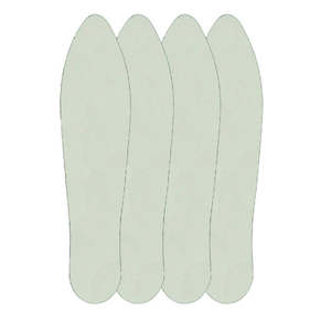 White Foot File Patches - 180 Grit