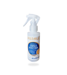 Duzall Sanitiser - 125ml Trigger spray BioWorks