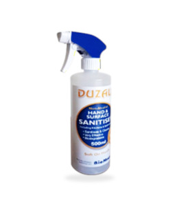 Duzall Sanitiser - 500ml Trigger spray BioWorks