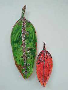 Art dealing: Pohutukawa Pair 4 - Green/Red