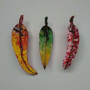 Gum Leaf Triptych