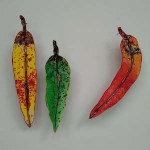 Gum Leaf Triptych