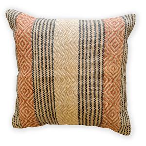 Handwoven Kilim Geometric Tapestry Wool/Cotton Cushion