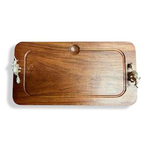 Art gallery: Wood and Silver Carving Board