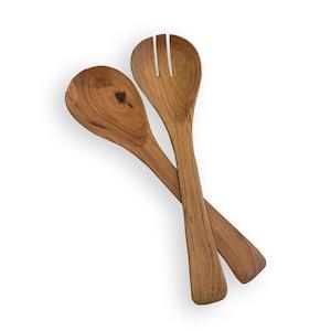 Wood Salad Servers