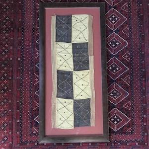 Framed Kuba Cloth