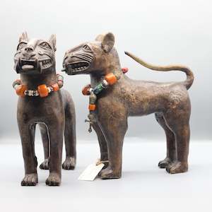 Benin Bronze Horses (Pair)