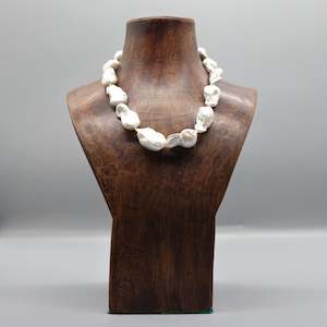 Big Baroque Pearl Necklace