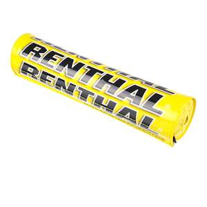 Handlebar Pad: Renthal SX Handlebar Pad (10in) - Yellow / Yellow