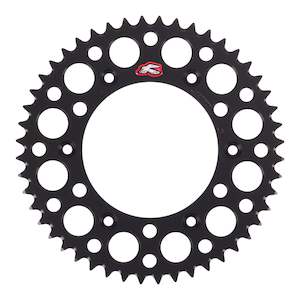 Renthal Sprocket Rear Black 48T Alloy 7075 T6 Grooved