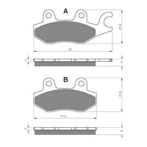 GOLDfren Brake Pads - S3 Sintered Sports