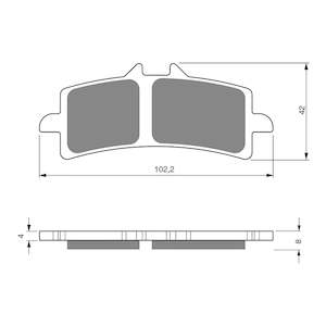 GOLDfren Brake Pads - GPR