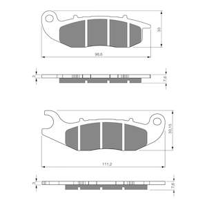 GOLDfren Brake Pads - S3 Sintered Sports