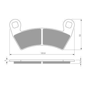 GOLDfren Brake Pads - K5 Off-Road Racing