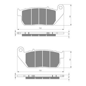 GOLDfren Brake Pads - S3 Sintered Sports