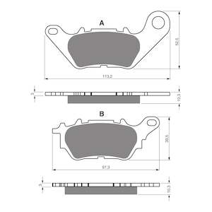 GOLDfren Brake Pads - S3 Sintered Sports