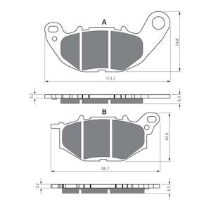 GOLDfren Brake Pads - S3 Sintered Sports