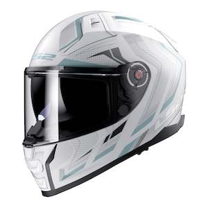 Ls2 Helmets: LS2 FF811 Vector II Alizer - Matte White / Silver 06