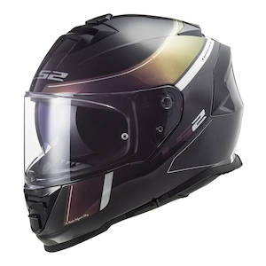 LS2 FF800 Storm II Velvet Helmets - Black / Rainbow