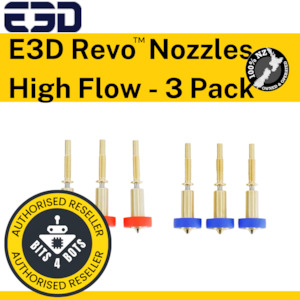 E3D Revo™ High Flow Nozzle 3 Pack