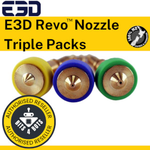 Electronic goods: E3D Revo™ Nozzle Triple Packs