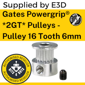 Electronic goods: Gates Powergrip® *2GT* Pulleys - Pulley 16 Tooth 6mm