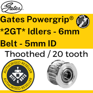 Gates Powergrip® *2GT* Idlers - 6mm Belt - 5mm ID