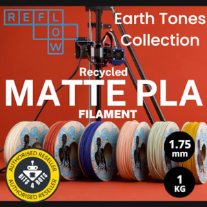 Reflow Recycled Matte PLA - Earth Tones 1.75mm