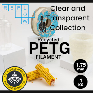 Electronic goods: Reflow Recycled PETG - Clear and Natural Collection 1.75mm