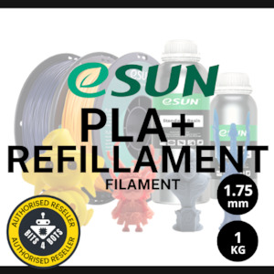 eSun PLA+1.75mm Refilament 1 kg (eSpool+ and Bambu Lab Reusable Spool compatible)