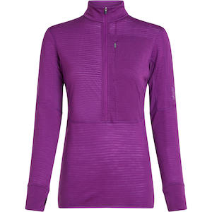 icebreaker Women's Merino Blend 200 RealFleece Descender LS Half Zip