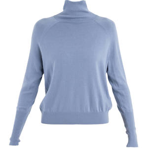 Icebreaker Women's MerinoFine Luxe LS High Neck Sweater