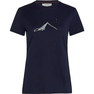 Icebreaker Women's Merino 150 Tech Lite SS Southern Constellation Tee Clearance