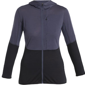 Icebreaker Women's Merino 200 RealFleece Descender LS Zip Hoodie Clearance