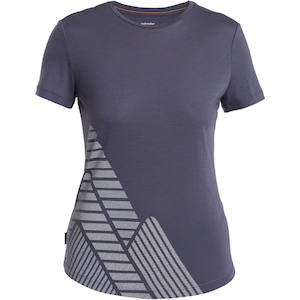 Icebreaker Women's Merino 125 Cool-Lite Sphere III SS Peak Quest Tee