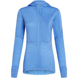 Icebreaker Women's Merino Blend 200 RealFleece Descender LS Zip Hoodie