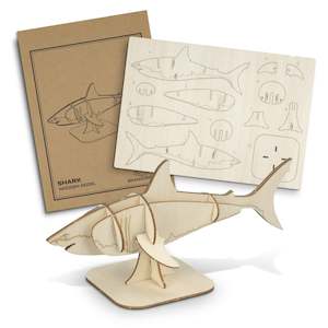 Eco Friendly: BRANDCRAFT Shark Wooden Model