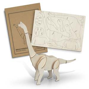 Eco Friendly: BRANDCRAFT Brachiosaurus Wooden Model