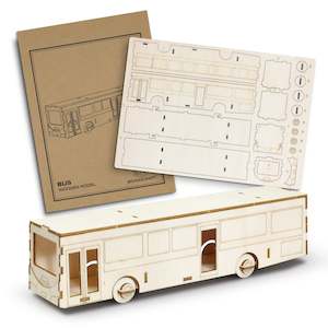 Eco Friendly: BRANDCRAFT Bus Wooden Model