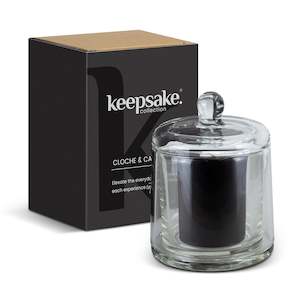 Photo Frames Novelty: Keepsake Cloche and Candle Set