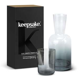 Gift Boxes Presentation: Keepsake Dusk Carafe and Tumbler Set