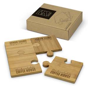 Drink Accessories: NATURA Puzzle Coaster Set of 4