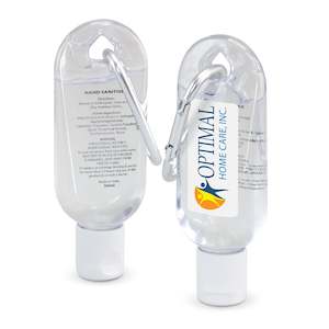 Stay Safe Hand Sanitisers: Carabiner Hand Sanitiser 30ml